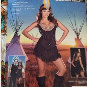 Indian costume "pocahottie"