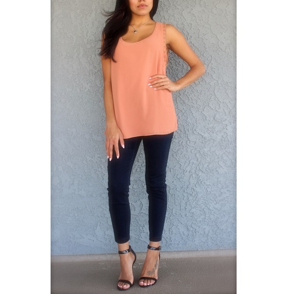 Foreign Exchange Salmon Blouse