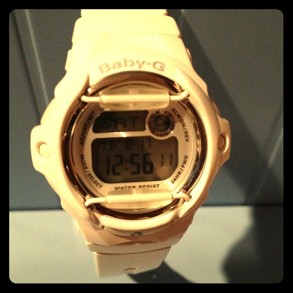 Baby G shock white watch