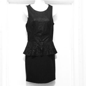Black Peplum Dress