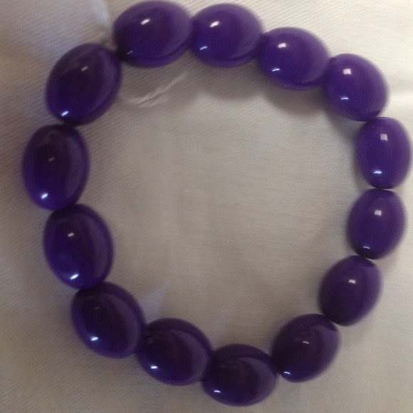 Purple Bead Bracelet