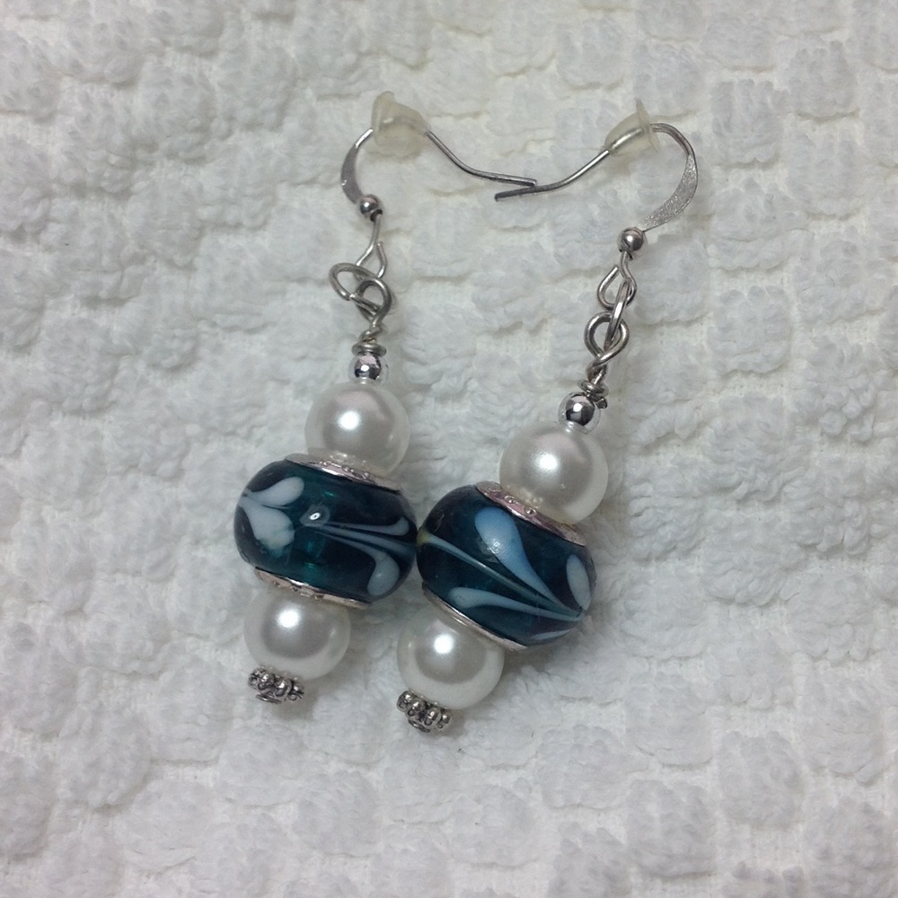 Pandora and Pearl Earrings