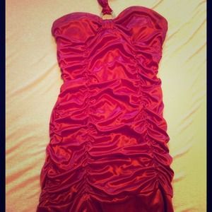 SEXY short red dress