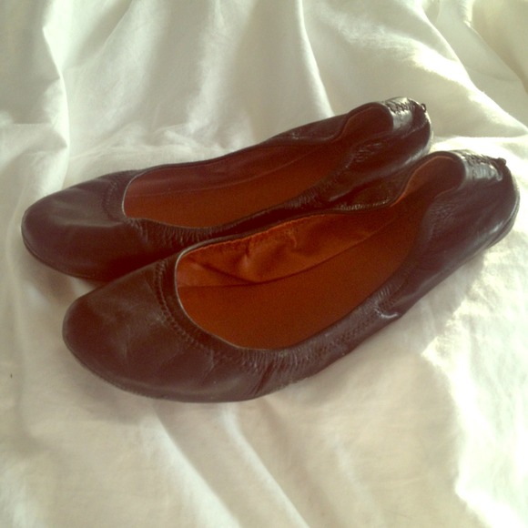 Women's Lucky Brand Black Ballet Flats - Size 9