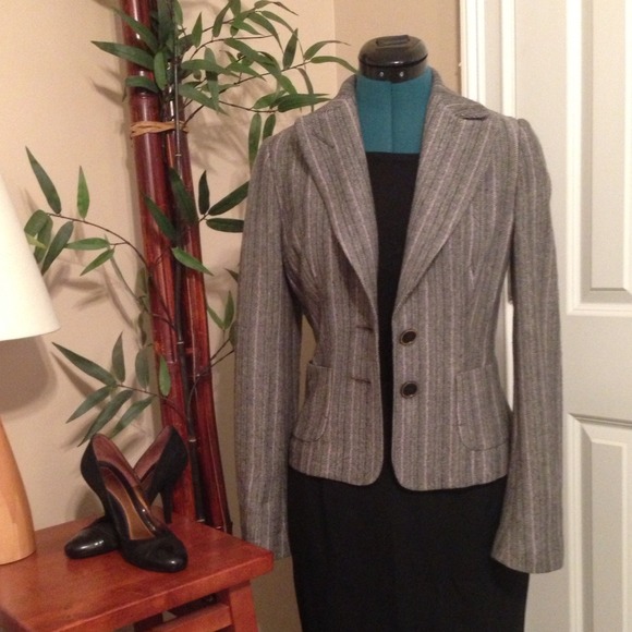 Banana Republic Wool Blazer in gray