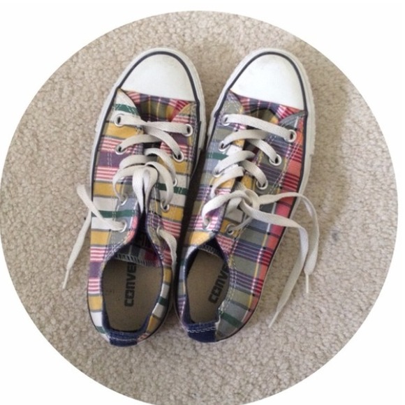Converse Shoes - Plaid Converse!