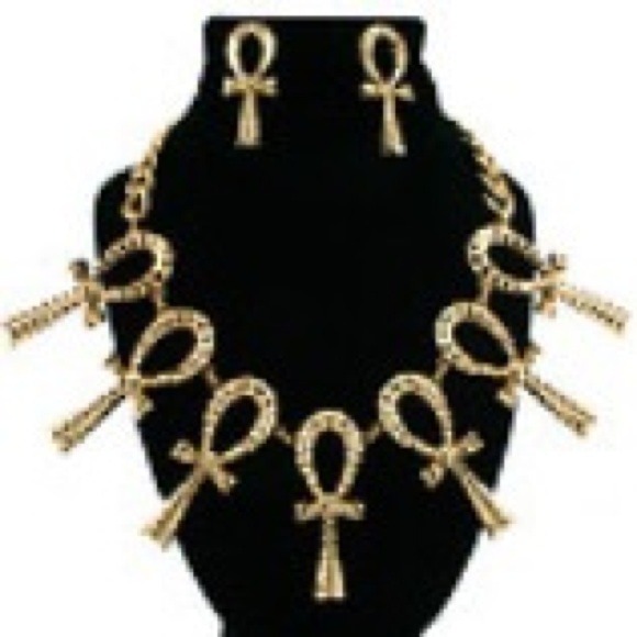 Ankh collar necklace - Picture 2 of 3