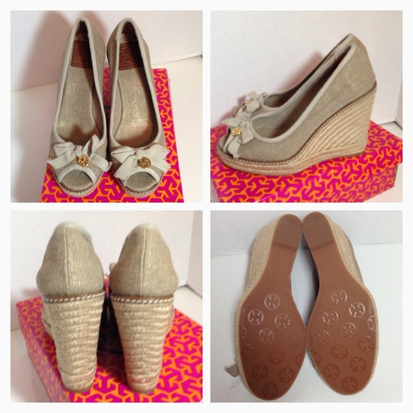 ❌SOLD❌Tory Burch Jackie Espadrille Wedge - Picture 2 of 4