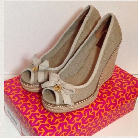 ❌SOLD❌Tory Burch Jackie Espadrille Wedge - Picture 3 of 4