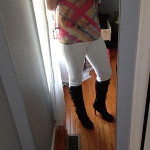 Black Knee High Boots