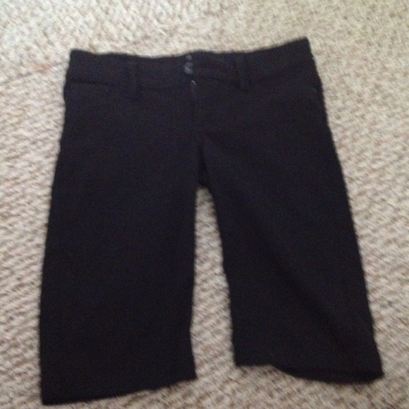 Black shorts