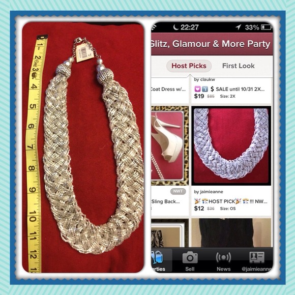 ๐๐HOST PICK๐๐!!! NWT Braided Bead Necklace - Picture 4 of 4