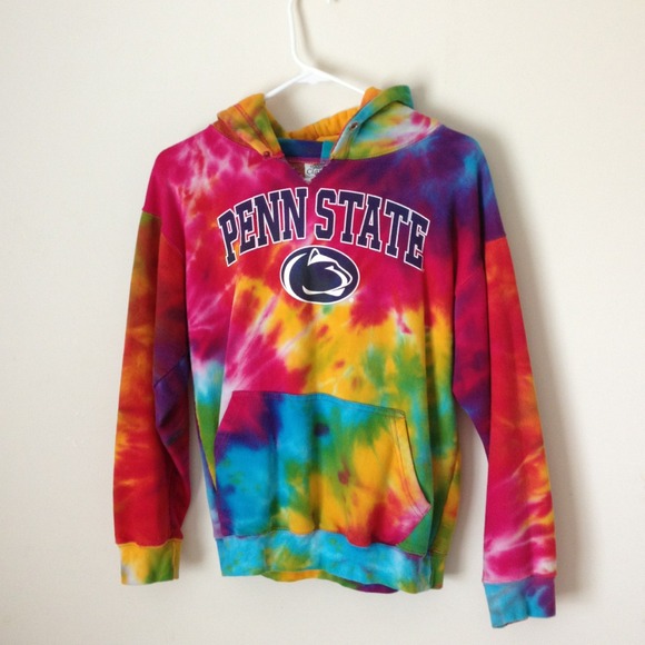tie dye penn state sweatshirt