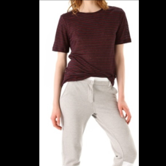 Linen Stripe Tee