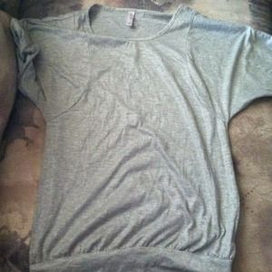 cute grey sparkly shirt