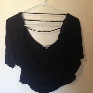 Open back off the shoulder crop top!