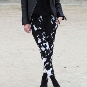 Zara printed palazzo pants