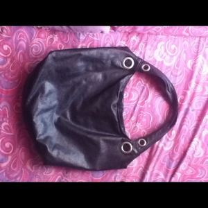 Black Leather Purse
