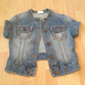 Jlo jean jacket vest