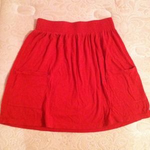 Mossimo Pink Skirt with Pockets