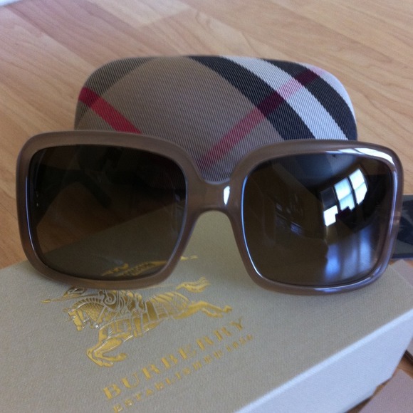 Burberry Acrylic Nova Check Sunglasses
