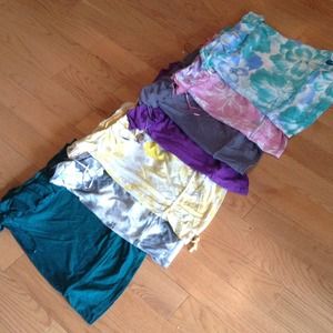 6 XS tops and 4 S tops American Eagle