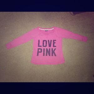 VS Pink 3/4 Sleeve Top