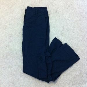Theory Size 6 Navy Blue Cargo Pants/Capris