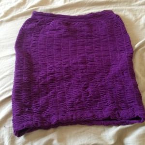 BUNDLE ??Purple mini skirt and Minnie ear muffs