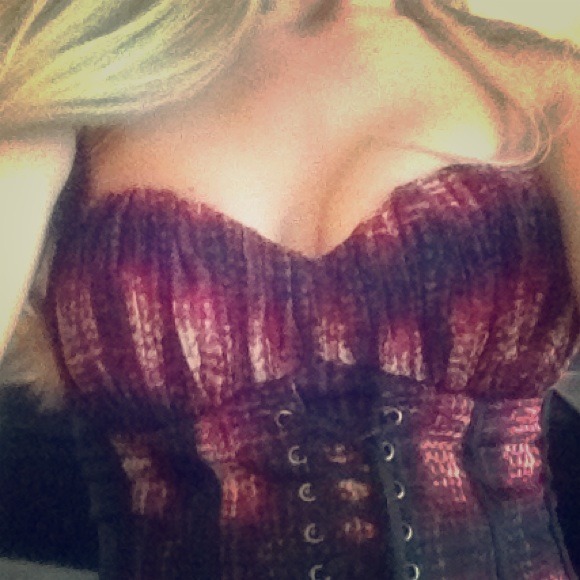 SEXY bebe bustier top!! NWT!!