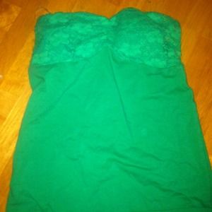 Cute Green tube top!