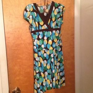 Cute polka dotted summer dress