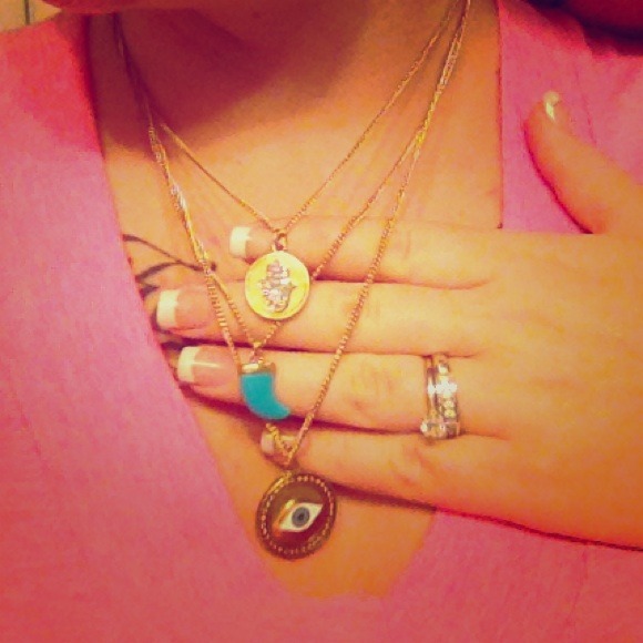 Juicy couture Hamsa necklace