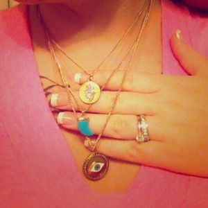 Juicy couture Hamsa necklace