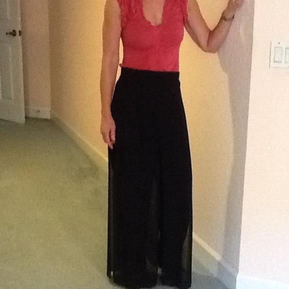 Evening skirt pants