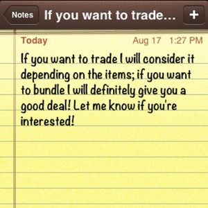 Trades! Bundles!
