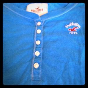 Simple Blue Holister Tee