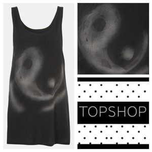 🚫SOLD🚫Topshop Yin and Yang Trendy Tank Vest