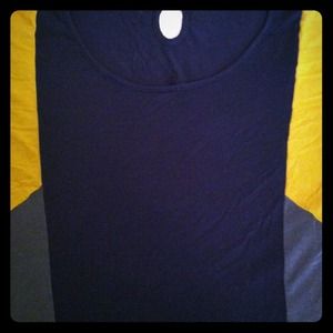Cut Block Color Top
