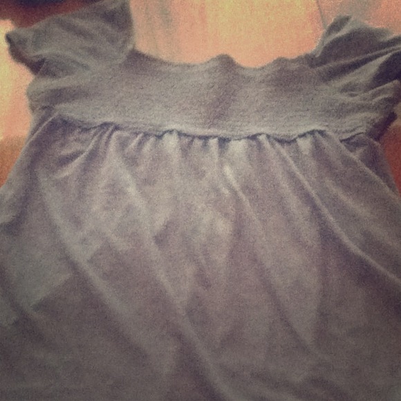 Baby doll dark grey top💎