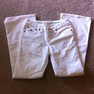 Aeropostale white jeans.