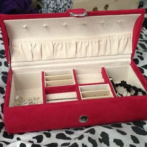 Red jewelry box