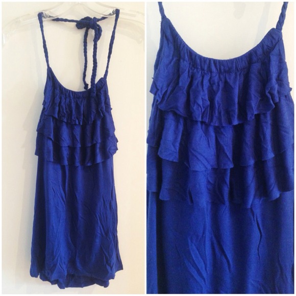 Banana Republic Blue Halter-Top