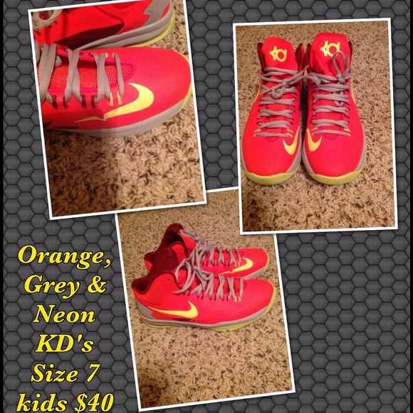 SOLD Orange KDs sneakers
