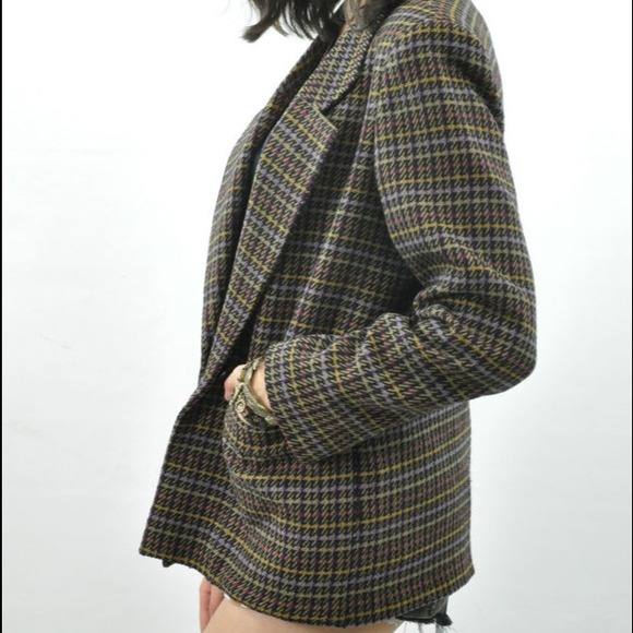 ✋Reserved✋👏Host Pick👏Vintage 80's DVF Plaid By - Picture 3 of 4