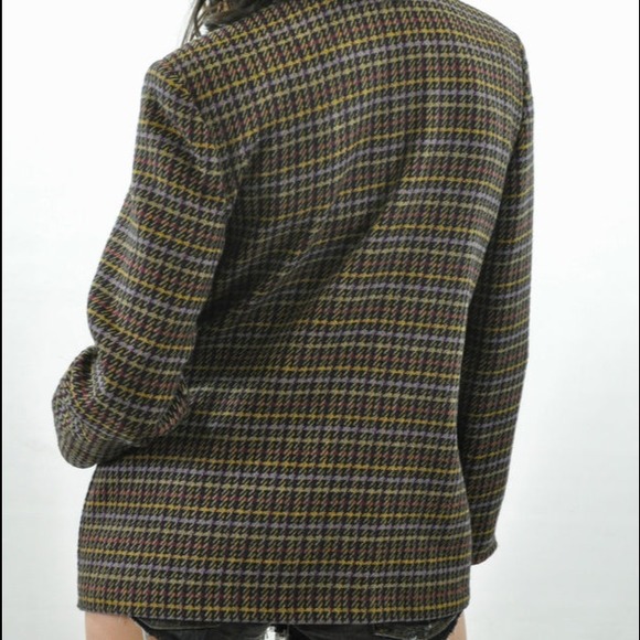 ✋Reserved✋👏Host Pick👏Vintage 80's DVF Plaid By - Picture 4 of 4