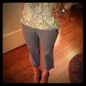 Gray crop pantsPaper Boy/ Anthropologie never worn