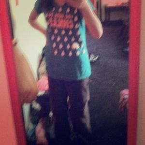 Brown corduroy pants