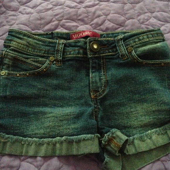 Short denim shorts