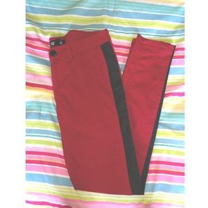 Red Tuxedo Pants